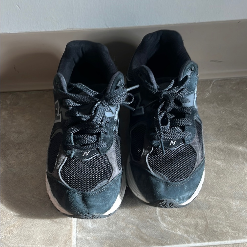 Black and Gray Athletic Sneakers